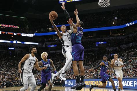 Game Preview San Antonio Spurs At Charlotte Hornets Pounding The Rock