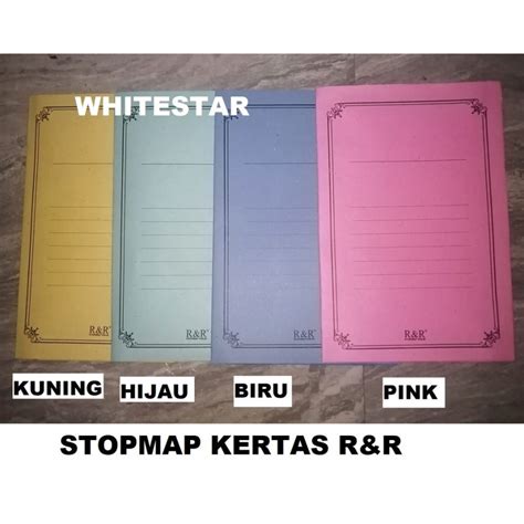 01 Stopmap Kertas Warna 1 Pack