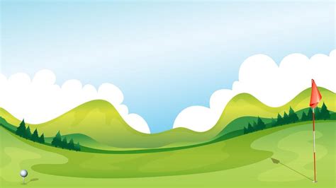 Golf course 525179 Vector Art at Vecteezy