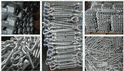 Hot Dip Galvanized Forged Jaw And Eye Turnbuckle Hilifting