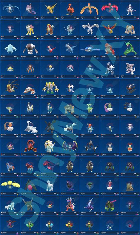 All Legendary Pokemon Names And Pictures Infoupdate Org