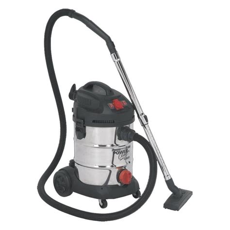 Sealey Stainless Drum Auto Start Wet And Dry Vacuum Cleaner Industrial