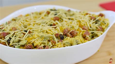 Receita Farofa De Bacon E Calabresa Crocante Sequinha E Deliciosa