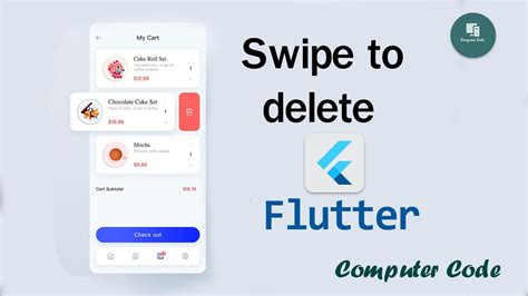 Swipe To Delete In Flutter Computer Code YouTube