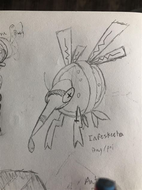 Inoska Region Sketches Early Route Bugs Rfakemon