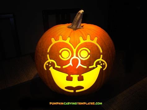 Spongebob Pumpkin Carving Template Stencil Instant Download - Etsy