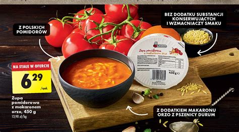 Zupa Pomidorowa Z Makaronem Orzo Biedronka Cena Promocje Opinie