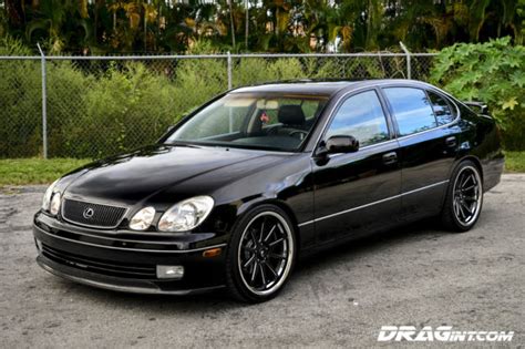 1999 Lexus GS300 Black 2JZGTE VVTI Twin Turbo Black Leather 20 Wheels