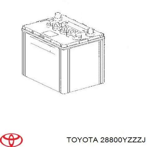 Аккумулятор автомобильный Toyota 28800YZZZJ