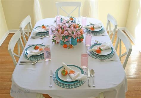 Easy DIY Mother’s Day Table Setting ~ Adorn the Table