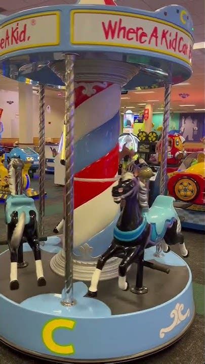 Noah Rides The Carousel At Chuck E Cheeses In Boca Raton Fl Youtube