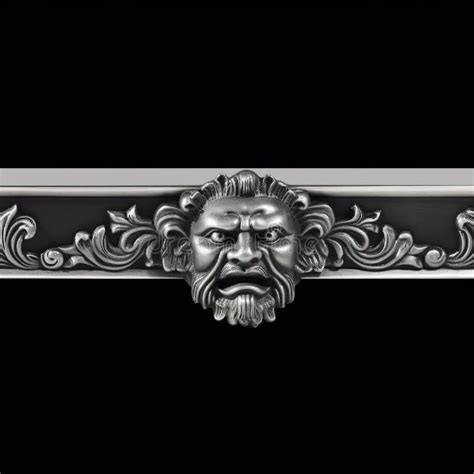 Ferocious Demons In Silver Stock Illustration Illustration Of