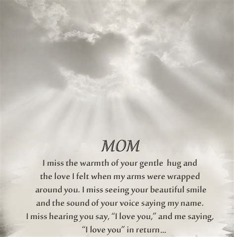 Mothers Day Quotes For Moms That Have Passed Away Images Mom In Heaven Missing Mom Quotes