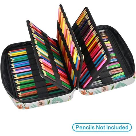 Trousse Crayon De Couleur Avec Emplacements Etui Crayon