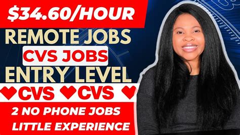 34hour Remote Jobs No Experience 2023 Data Entry Jobs Work From Home With Cvs Jobs Entry