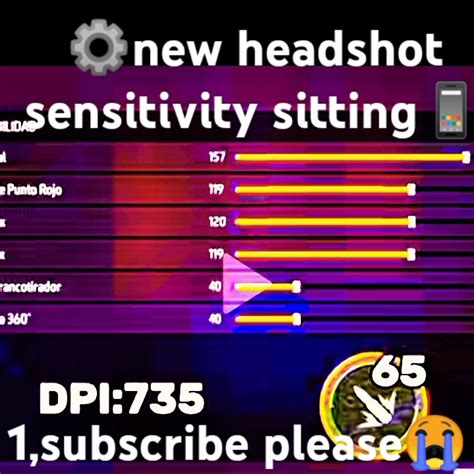 Free Fire Headshot Setting Best Sensitivity Settings