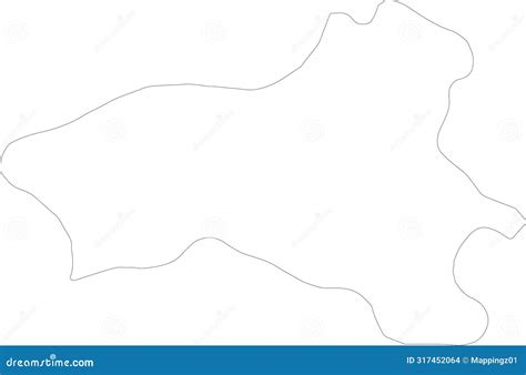 Vibo Valentia Italy Outline Map Stock Illustration - Illustration of ...