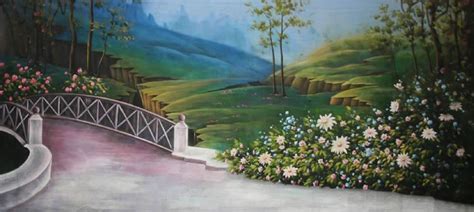 Oz Munchkin Land Backdrop (10′ T x 28′ W) – Big Top Entertainment