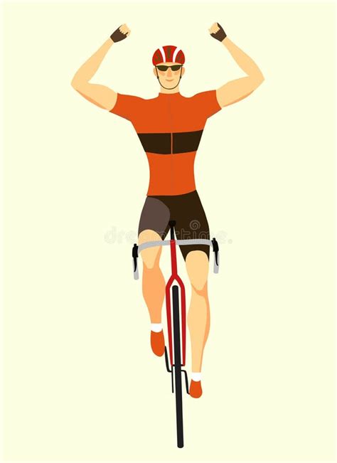 Racing Cyclist Icon Stock Vector Illustration Of Wind 20670329