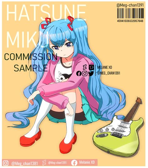 Hatsune Mikucommission By Meg Chan1391 On Deviantart