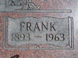 Frank Cook 1893 1963 Memorial Find A Grave