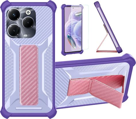 Funda Compatible Para Infinix Hot 50 Pro Funda Carcasa Case Cover Con Protector De Pantalla De