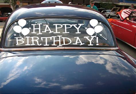 Happy Birthday Car Decals on Luulla