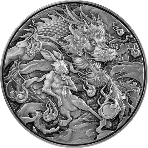 Buy De Modern Commemorative Powercoin Chinese Dragon And Rabbit