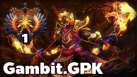 Rank 1 Dota 2 Gambit GPK EMBER SPIRIT YouTube