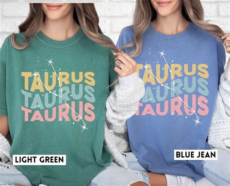 Taurus Zodiac Shirt Astrology Birthday T Celestial Tee Horoscope