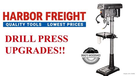 Harbor Freight Drill Press Upgrades And Modifications!!, 45% OFF