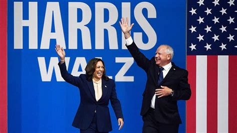 Kamala Harris And Tim Walz Hold First Joint Rally In Philadelphia