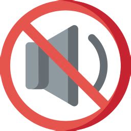 No Sound Free Interface Icons