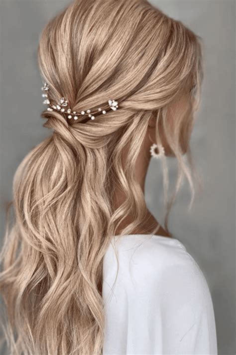 Best Medium Length Half Up Wedding Hairstyles