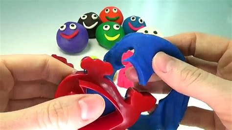 Play And Learn Colors With Play Dough Dolphin Animal Mold Fun