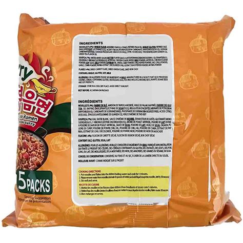 Samyang Buldak Curry Hot Chicken Flavour Ramen Gram G X Packet