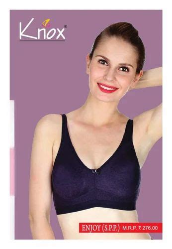 Knox Ladies Enjoy Lycra Cotton Bra Size 32 Plain At Rs 120piece In