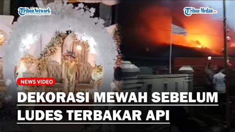 Dekorasi Mewah Pesta Ngunduh Mantu Anak Eks Dprd Langkat Sebelum Hancur