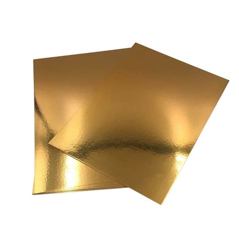 Papel Lamicote Dourado Ouro A4 250g Pacote 10 Folhas Off Paper Shopee