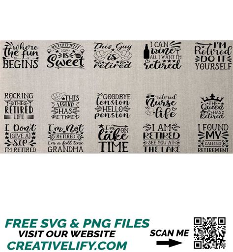 Retirement Svg Bundle Retired Svg Retirement Svg Official Inspire