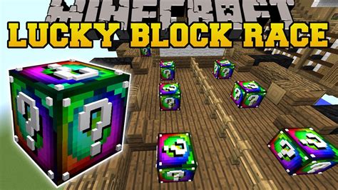 Minecraft AMAZING STRUCTURES LUCKY BLOCK RACE Lucky Block Mod