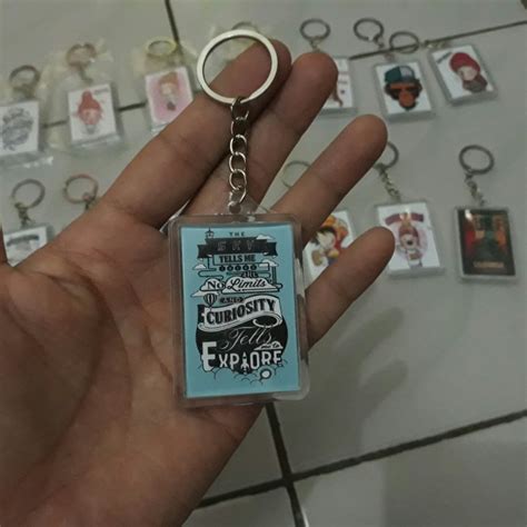 Jual Gantungan Kunci Akrilik Kotak Custom Shopee Indonesia