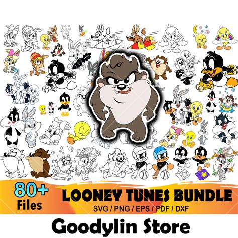 Looney Tunes Bundle Svg Bugs Bunny Svg Tweety Svg Trendin Inspire Uplift