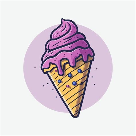 Premium Vector Strawberry Ice Cream Vector