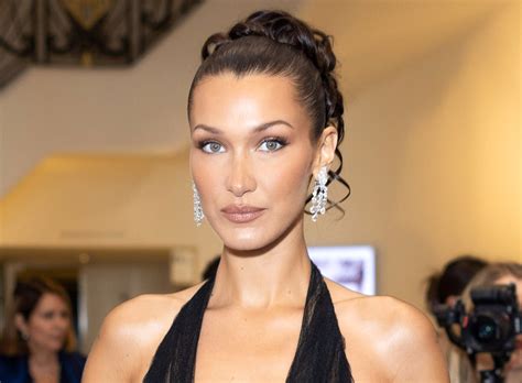 Bella Hadid Heats Up The Snow In A Red Hot String BikiniAnd Fans Cant Get Enough