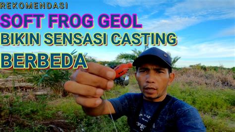 Bikin Ngiler Casting Gabus Pakai Umpan Soft Frog Geol Umpan