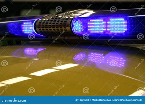 Blue Ambulance Lights Stock Image Image Of Light Pattern 13821083