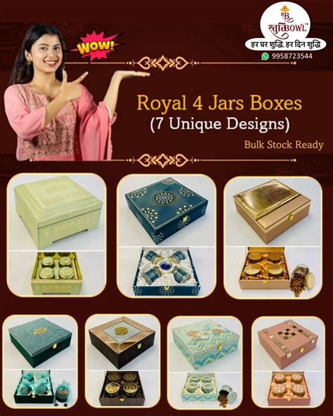 4 Jar Dry Fruit Box At Rs 399 Piece Dry Fruit Boxes In Ghaziabad ID