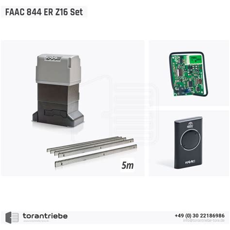 Kit De Motorisation Portail Coulissant FAAC 844 ER Z16