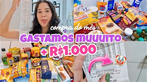 COMPRA do mês no ATACADÃO compramos tudo o que queríamos YouTube